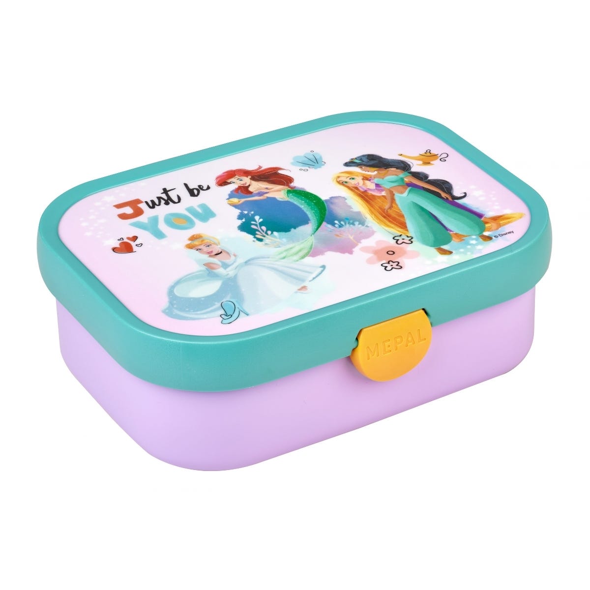 Mepal Bento Lunchbox met Vorkje Campus Disney Princess - Roze - 17,8 x 13,2 x 6,1 cm
