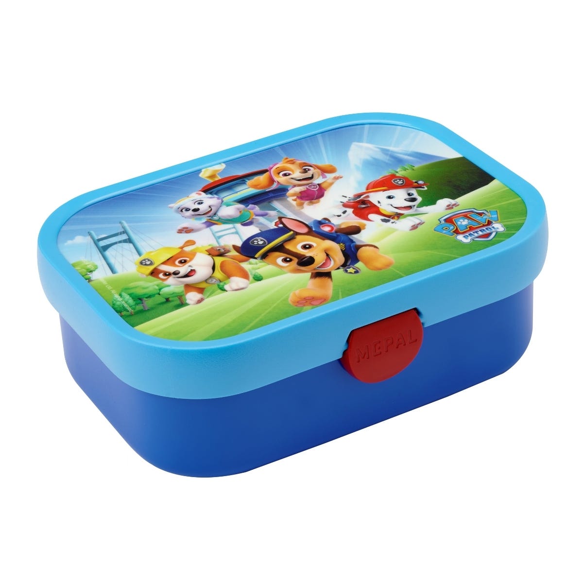 Mepal Bento Lunchbox met Vorkje Campus PAW Patrol Pups - Blauw - 17,8 x 13,2 x 6,1 cm