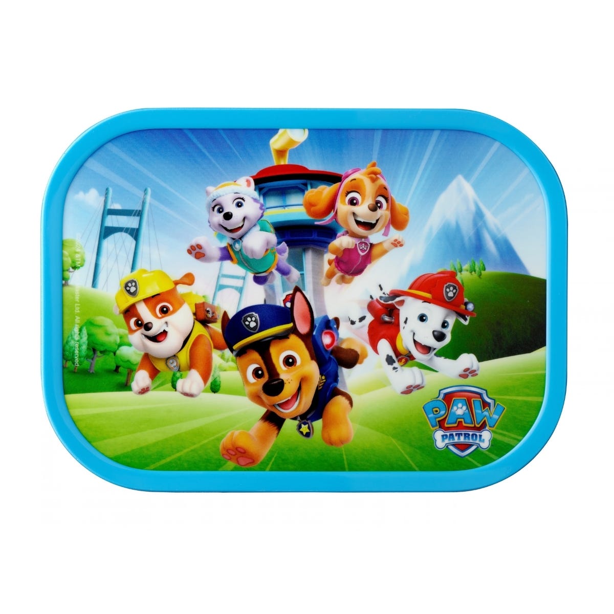 Mepal Bento Lunchbox met Vorkje Campus PAW Patrol Pups - Blauw - 17,8 x 13,2 x 6,1 cm