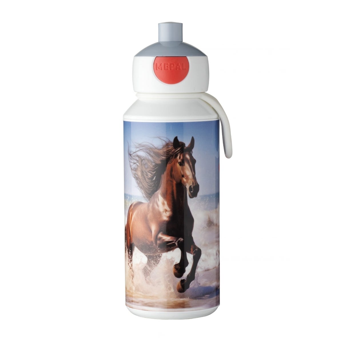 Mepal Drinkfles Pop-up Campus Wild Horse 400 ml - Blauw - 7 x 6,4 x 18,4 cm