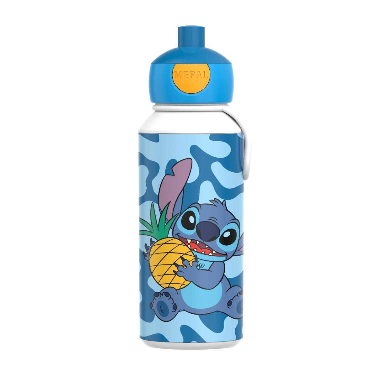 Mepal Drinkfles Pop-up Campus Stitch 400 ml - Blauw - 7 x 6,4 x 18,4 cm