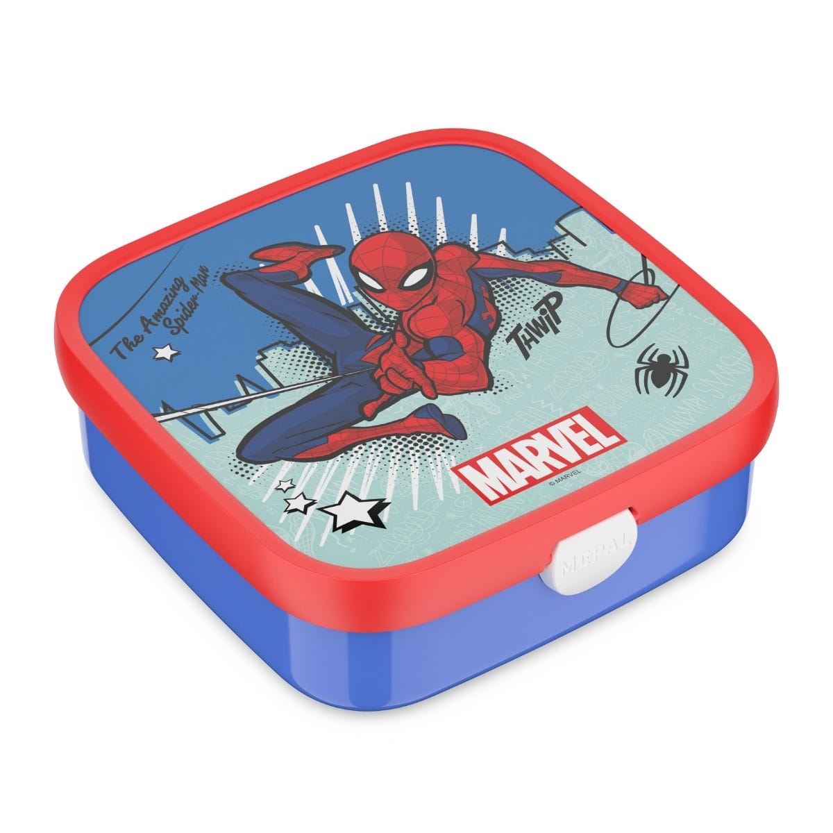 Mepal Bento Lunchbox Groot Campus Spiderman - Blauw - 18,4 x 18,2 x 6,5 cm