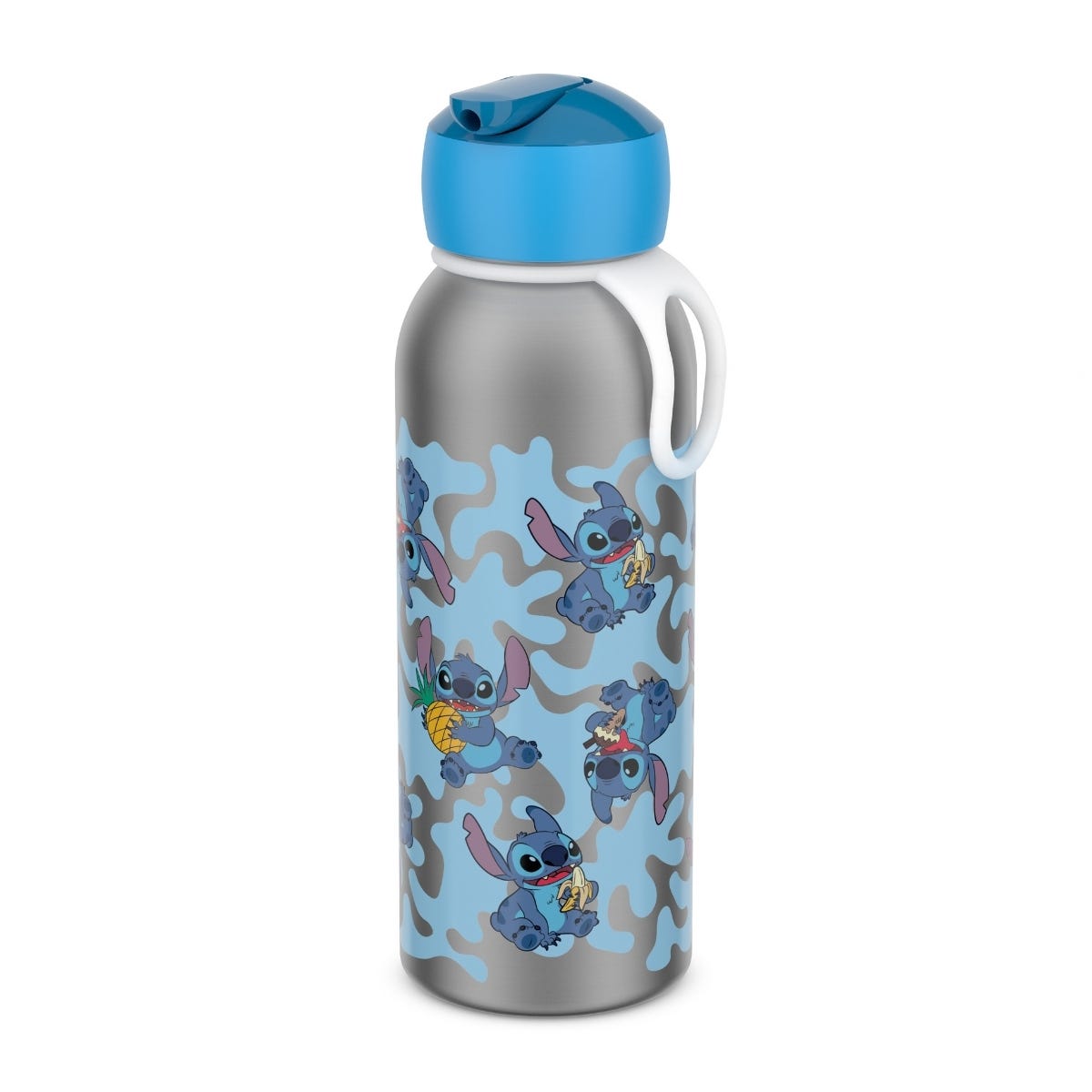 Mepal Isoleerfles Flip-up Campus Stitch 350 ml - Blauw - 6,5 x 7 x 20,2 cm
