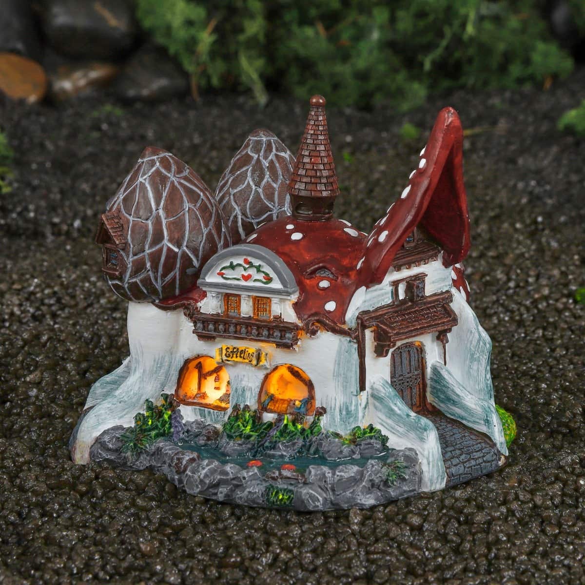 Efteling Huis van de Kabouters 10,5 x 9,5 x 8,5 cm