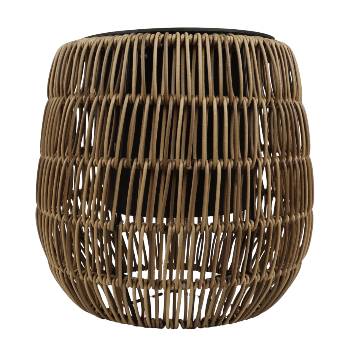 Mica Decorations Pot Pancho Rond Lichtbruin 17 x 17 cm