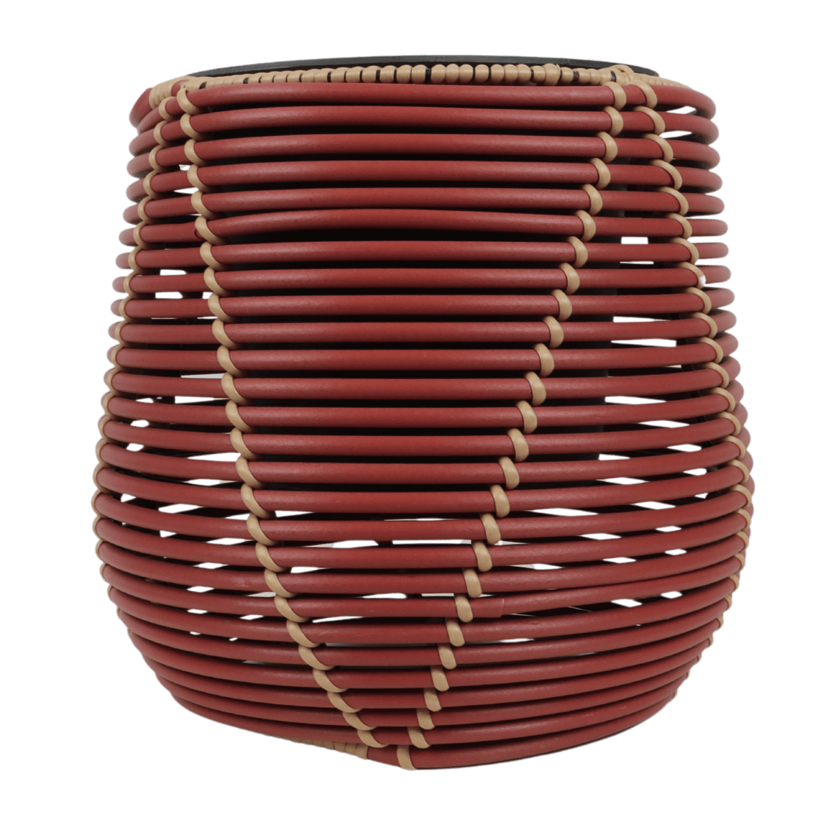 Mica Decorations Pot Cancun Rond Rood 26 x 28 cm