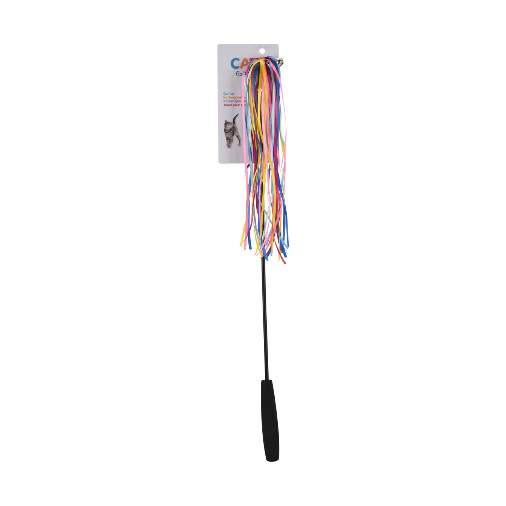 Kattenspeelstok multicolor 60 cm