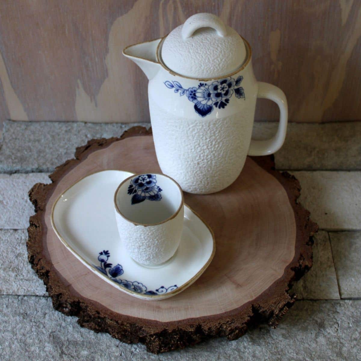 Heinen Delfts Blauw Bloesem Multibordje