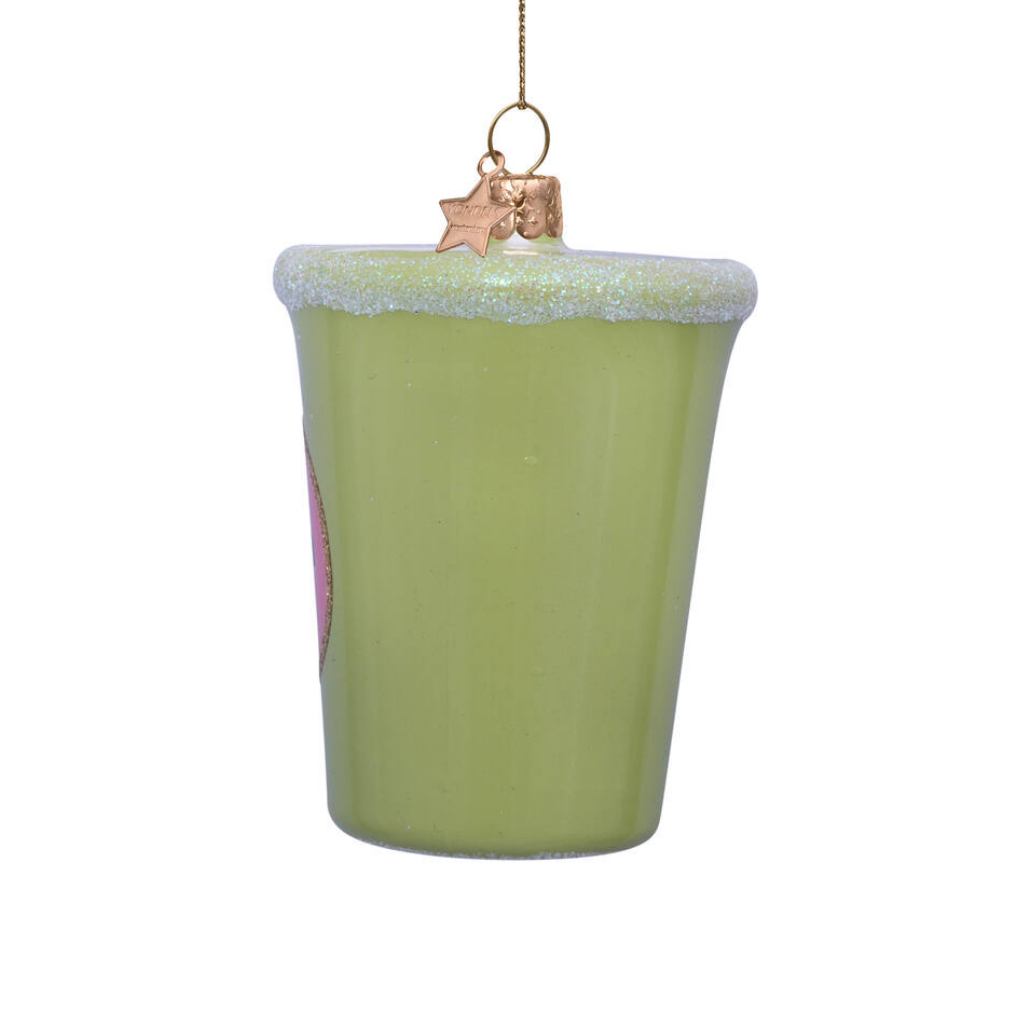 Vondels Kersthanger matcha tea latte 8 cm