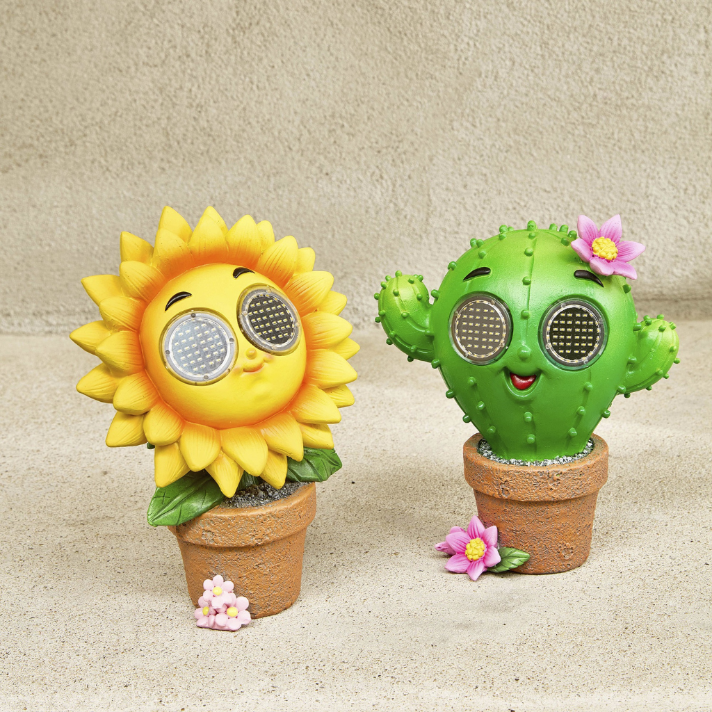 Lumineo Solar Tuin Deco Figur Lamp 10.5 x 16.5 x 19 cm
