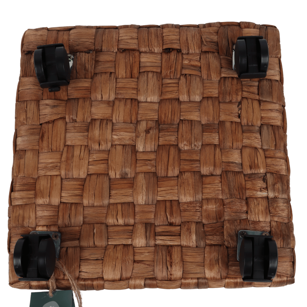 De Bosrand Plantentrolley Waterhyacint Bruin 30 x 30 x 8 cm