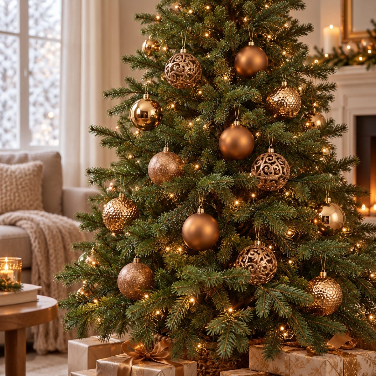 Decoris Kerstballen Set van 37 Goud 6 cm