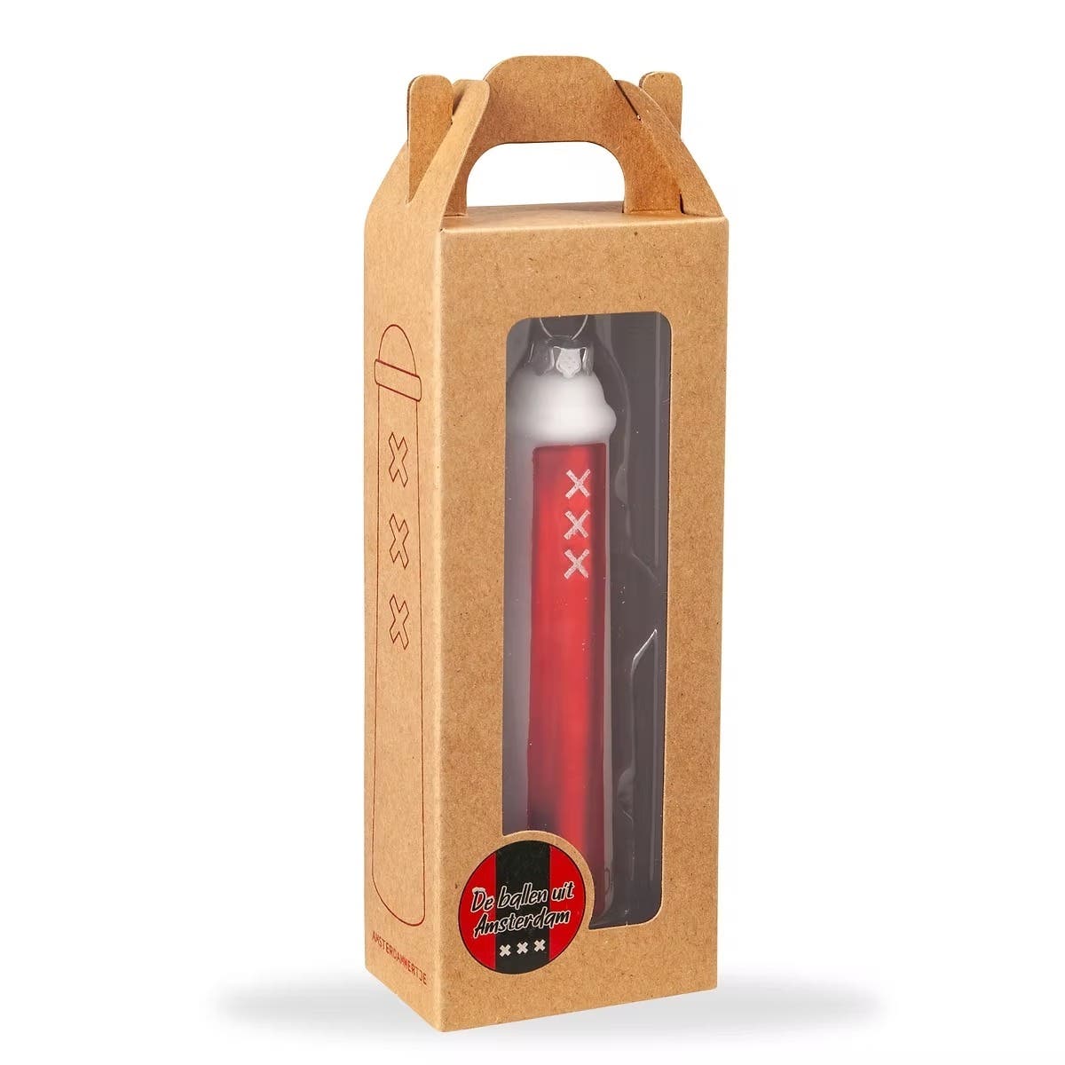 De Ballen Uit Kerstornament Amsterdammertje Rood/Wit