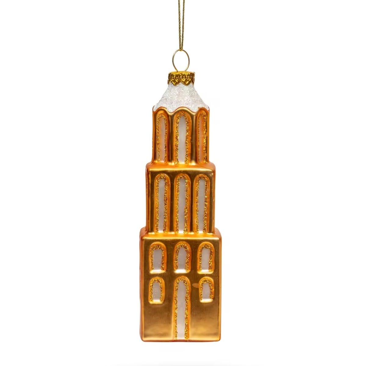 De Ballen Uit Kerstornament Domtoren Goud