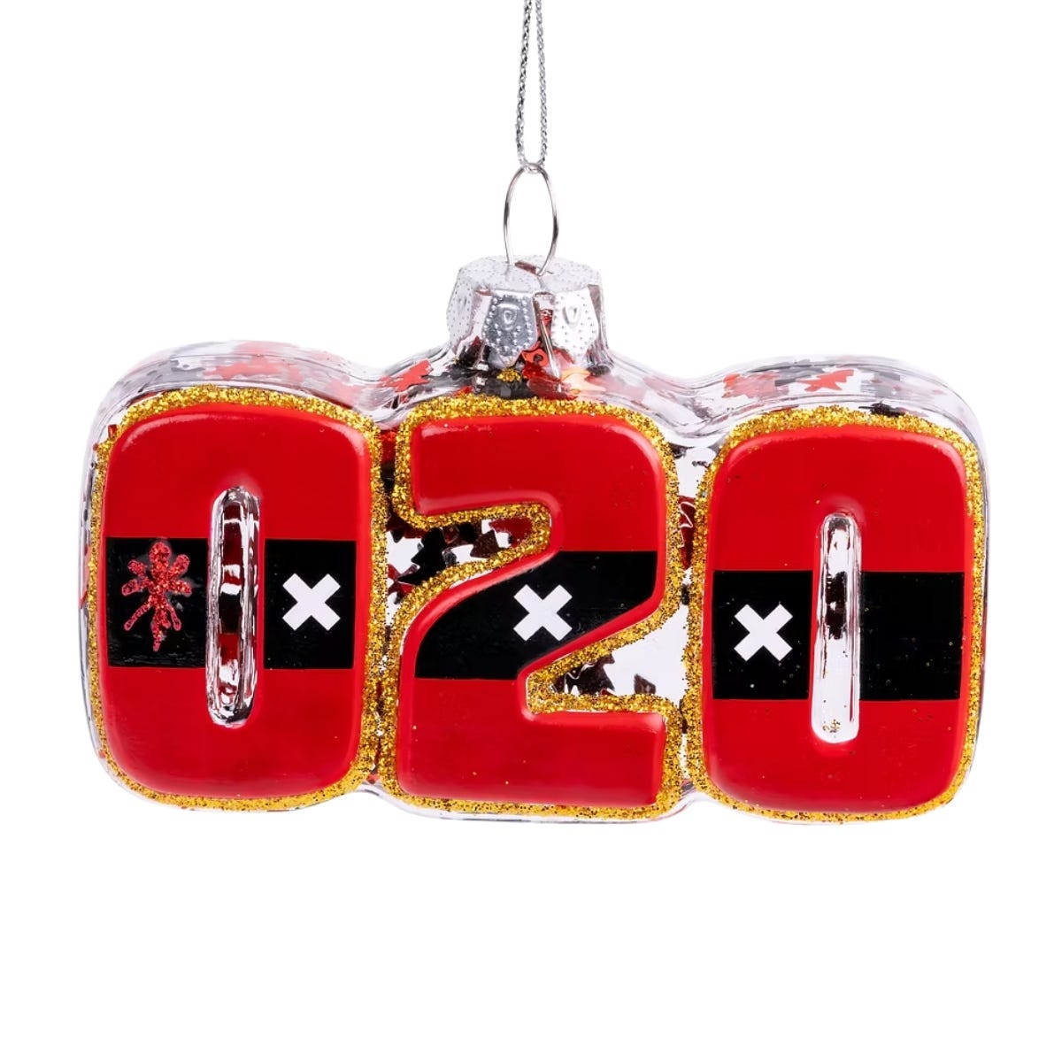 De Ballen Uit Kerstornament 020 Amsterdam Rood