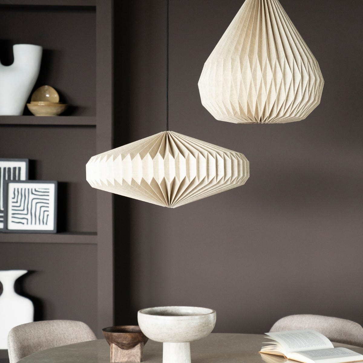 By-Boo Hanglamp Zuki 3 Naturel 41 x 41 x 45 cm