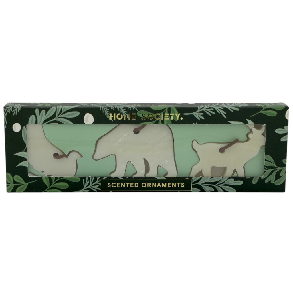 Home Society kaars ornament wax animal grijs