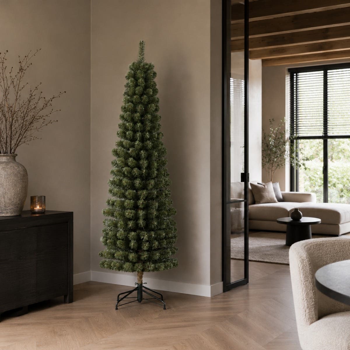 Black Box Trees Kunstkerstboom Charlton Groen 185 x 53 cm