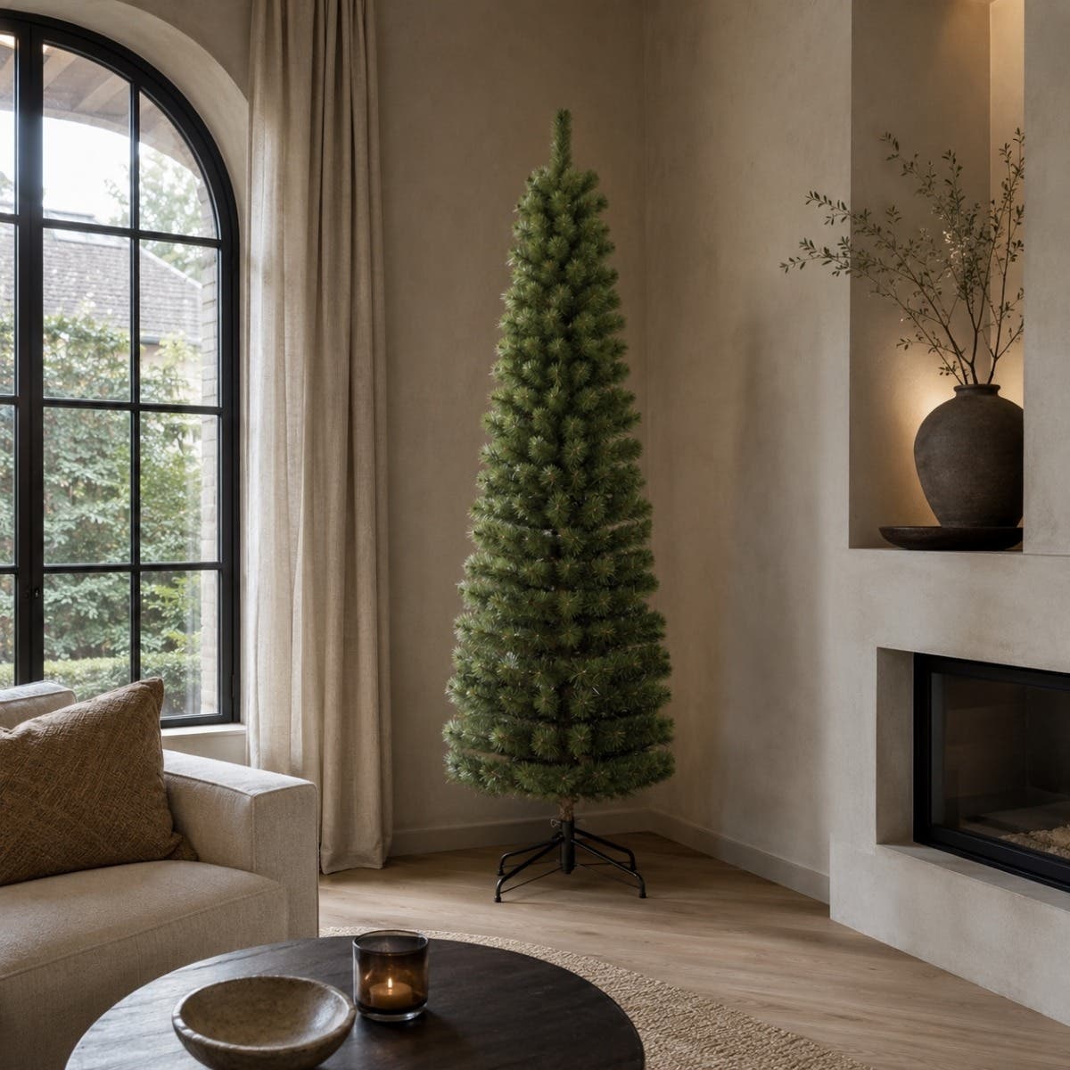 Black Box Trees Kunstkerstboom Charlton Groen 215 x 56 cm