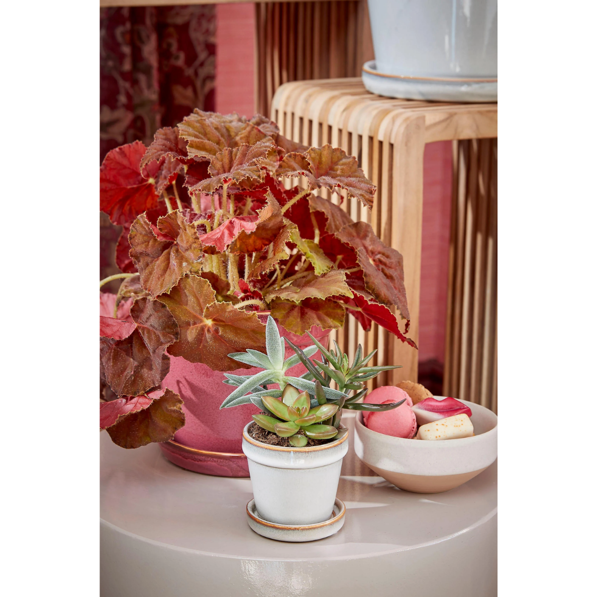 Mica Decorations Schaal Nika Wit 6.5 x 12 cm