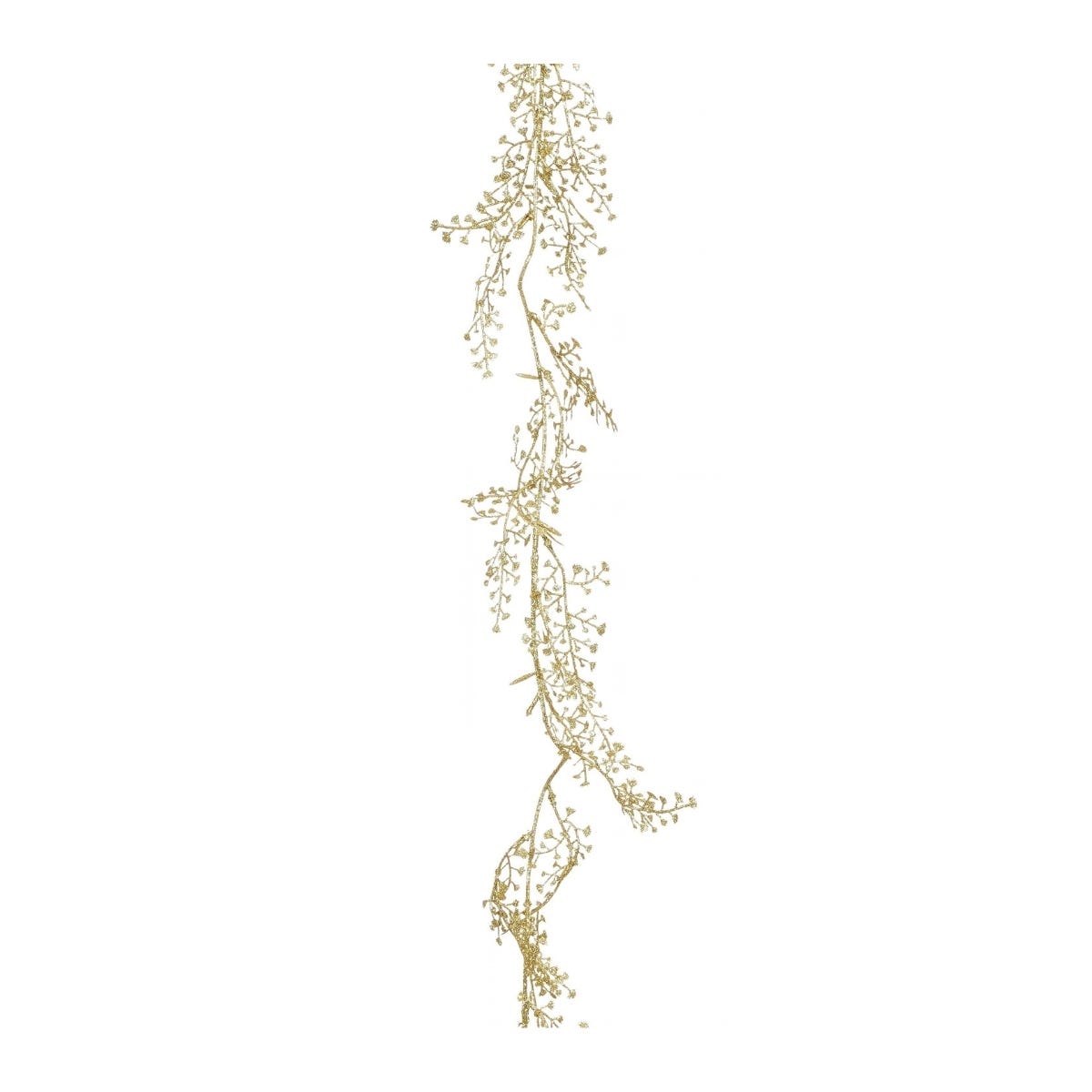 Mica Decorations Slinger Bladeren Goud 180 cm