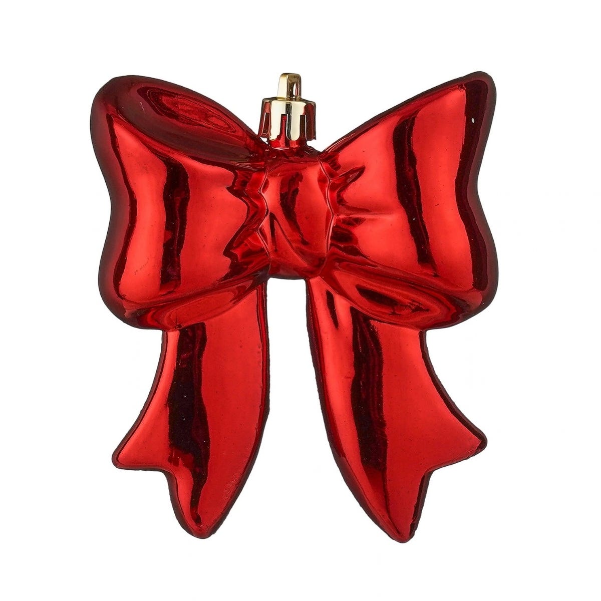 Mica Decorations Kerstornament Strik Rood 8.5 x 3.5 x 10 cm