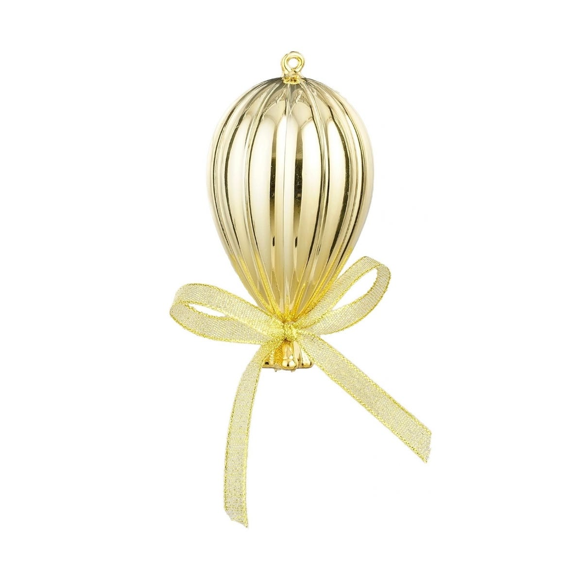 Mica Decorations Kerstornament Ballon Goud 6 x 6 x 11 cm