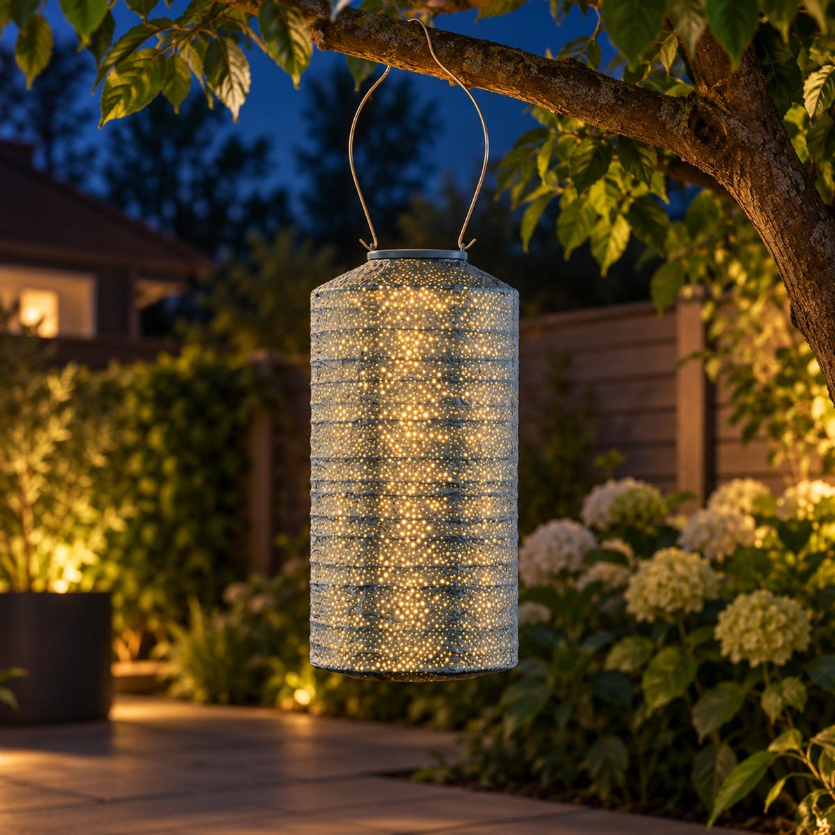 Lumiz Solar Lampion Topaze Grijs 18 x 18 x 33 cm