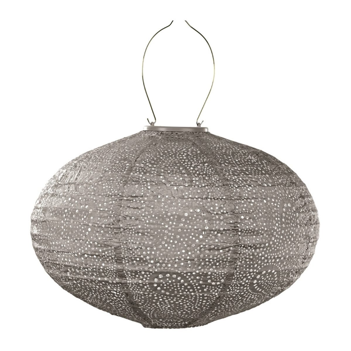 Lumiz Solar Lampion Paisley Grijs 40 x 40 x 27 cm