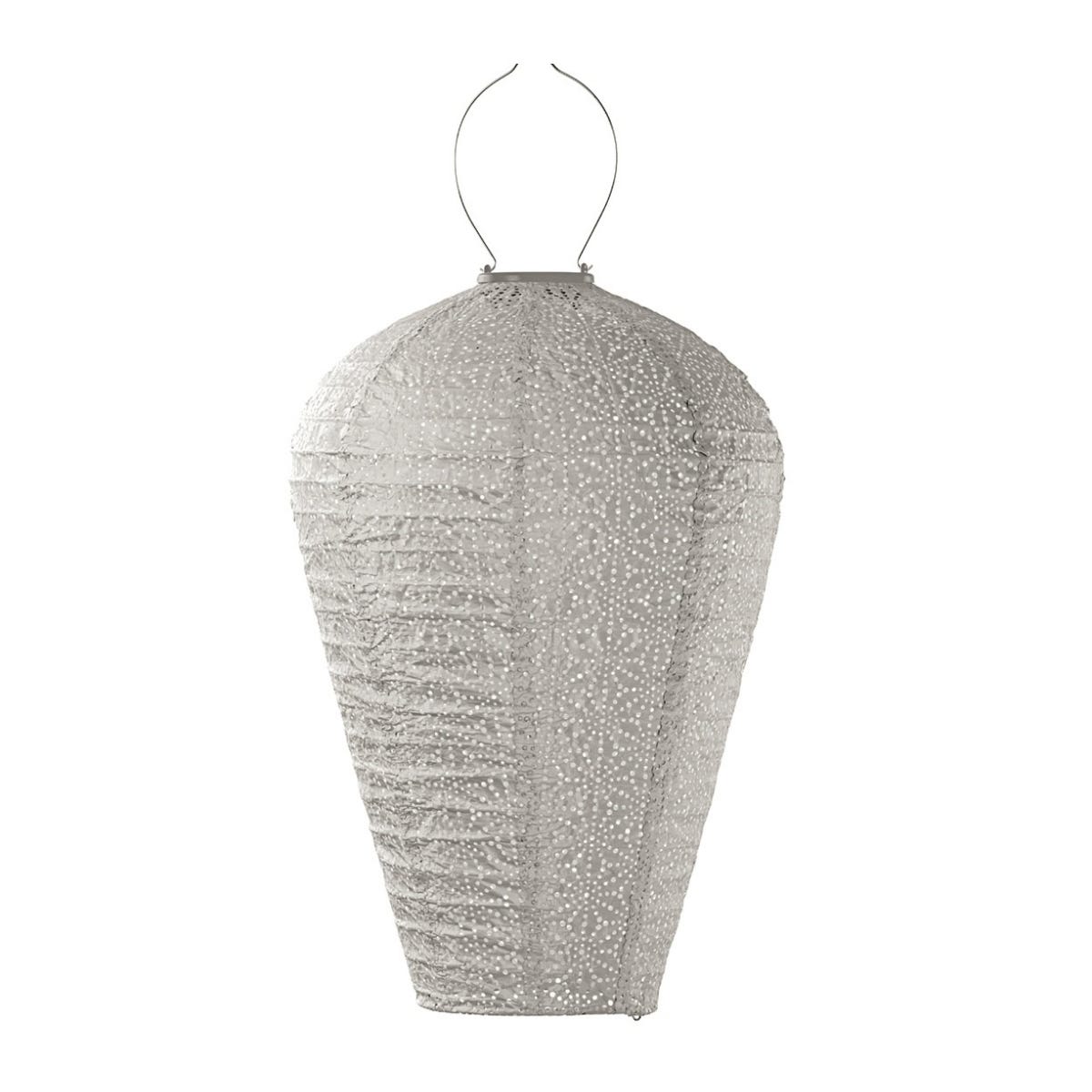 Lumiz Solar Lampion Sashiko Grijs 35 x 35 x 50 cm