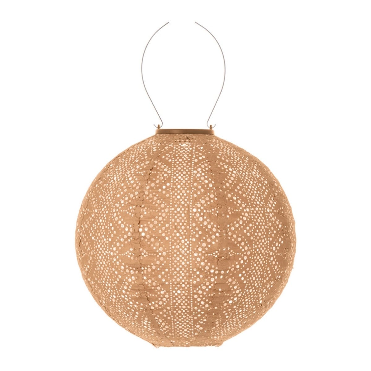 Lumiz Solar Lampion Lace Oranje 30 x 30 x 29 cm
