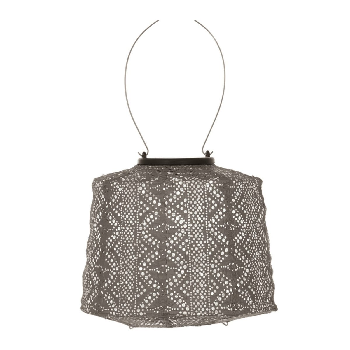 Lumiz Solar Lampion Lace Grijs 20 x 20 x 14 cm