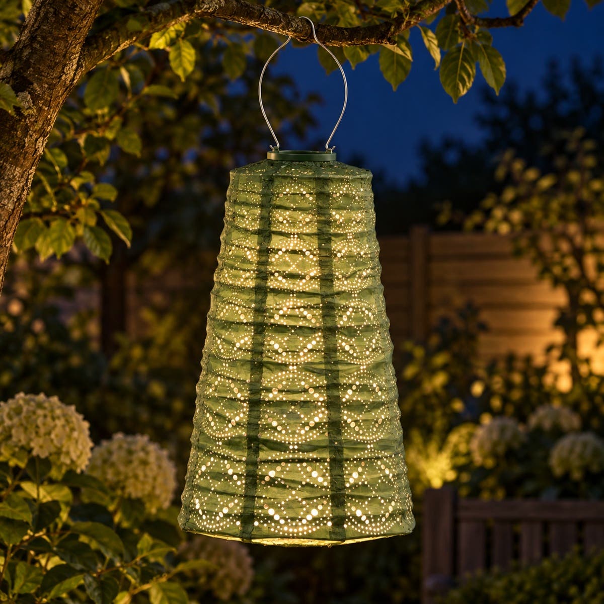 Lumiz Solar Lampion Mandela Groen 28 x 28 x 43 cm