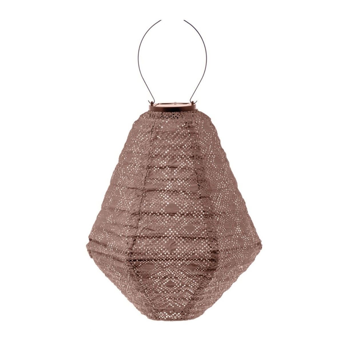 Lumiz Solar Lampion Mosaic Bruin 30 x 30 x 33 cm