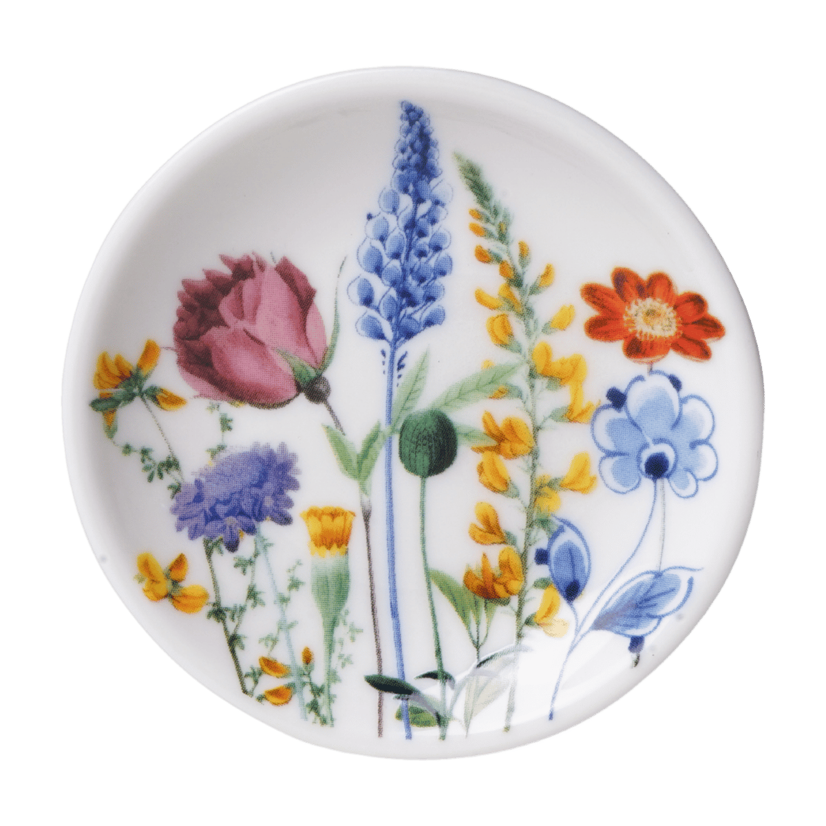 Heinen Delfts Blauw Theezakhouder Wildbloemen 7 cm