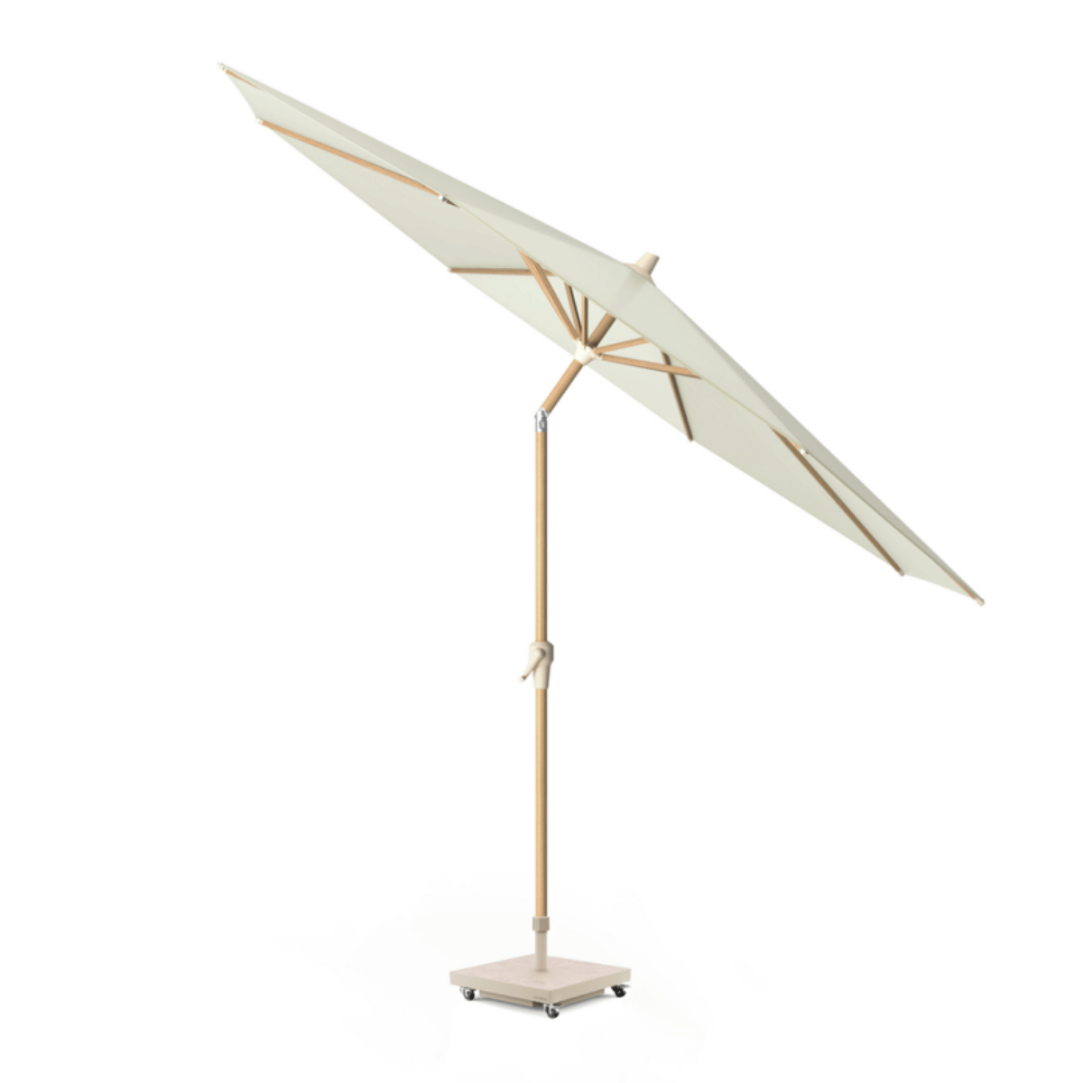 Platinum Stokparasol Riva Ecru Rond Ø 250 cm