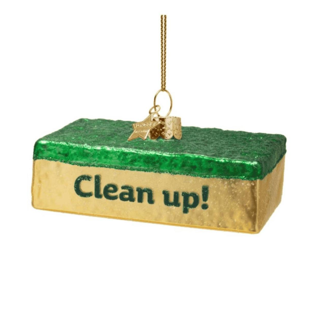 Vondels Kersthanger spons clean up! 5 cm
