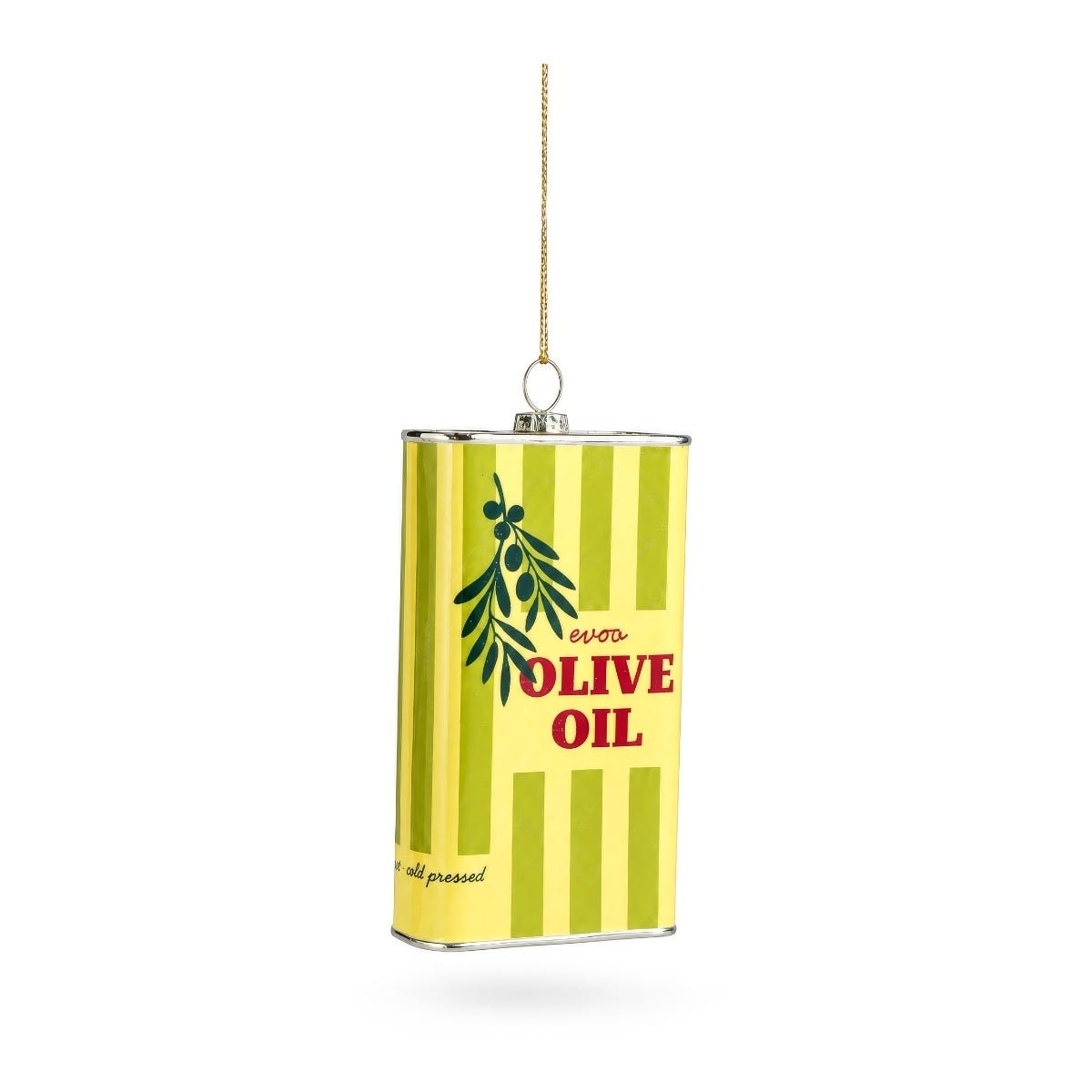 Yup in de boom Kerstornament Olijfolie Groen 11.5 x 5.7 x 2.7 cm