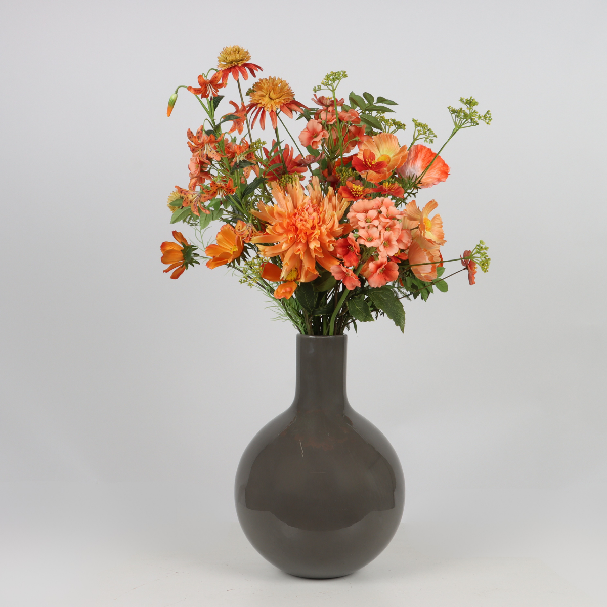 Silk-Ka & De Bosrand Luxe Kunstboeket Sunset Glow Oranje