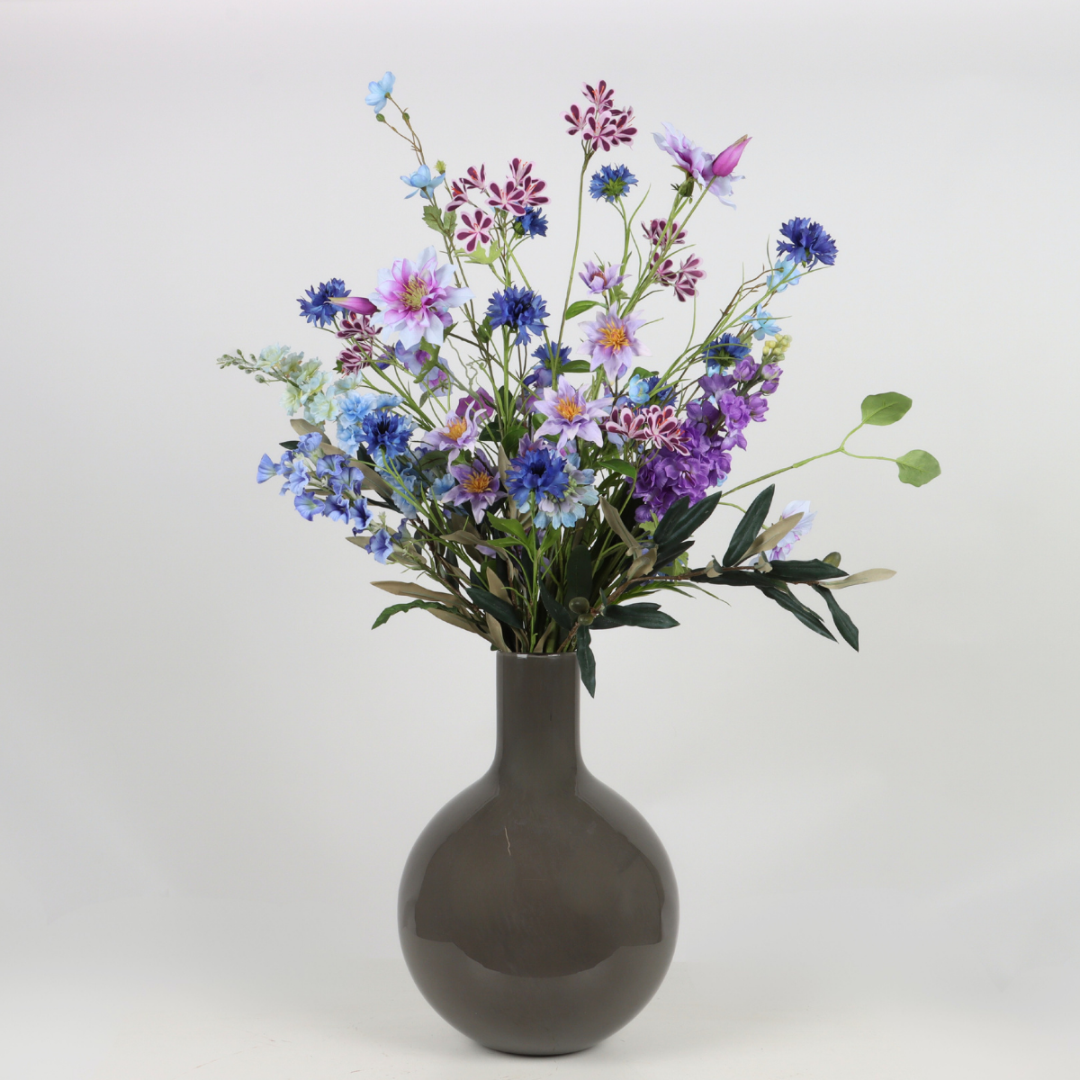 De Bosrand Luxe Kunstboeket Midnight Bloom Blauw