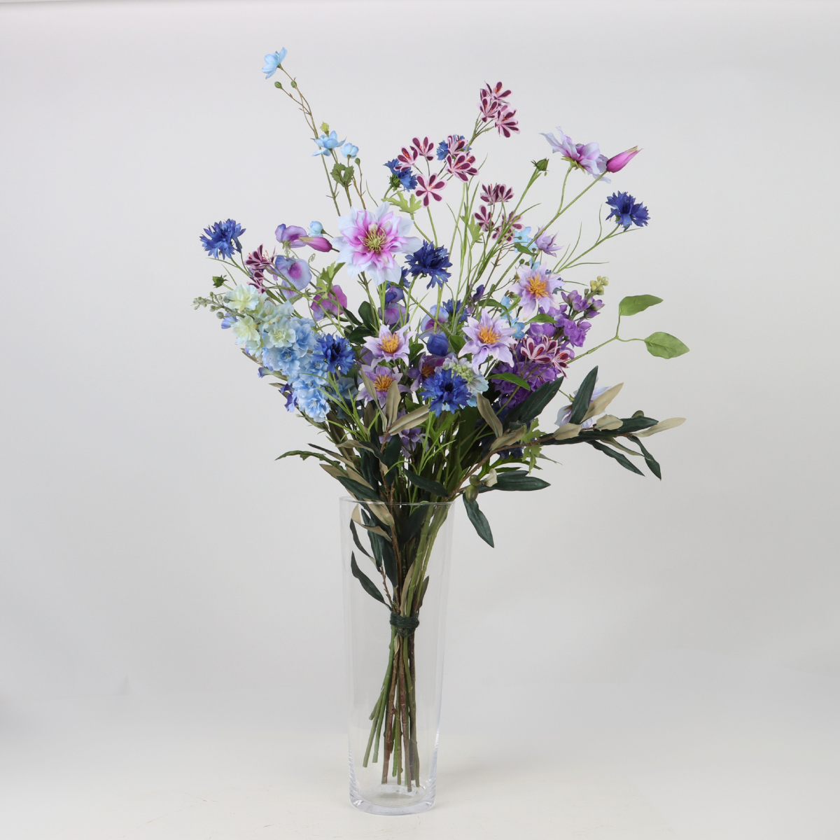 De Bosrand Luxe Kunstboeket Midnight Bloom Blauw