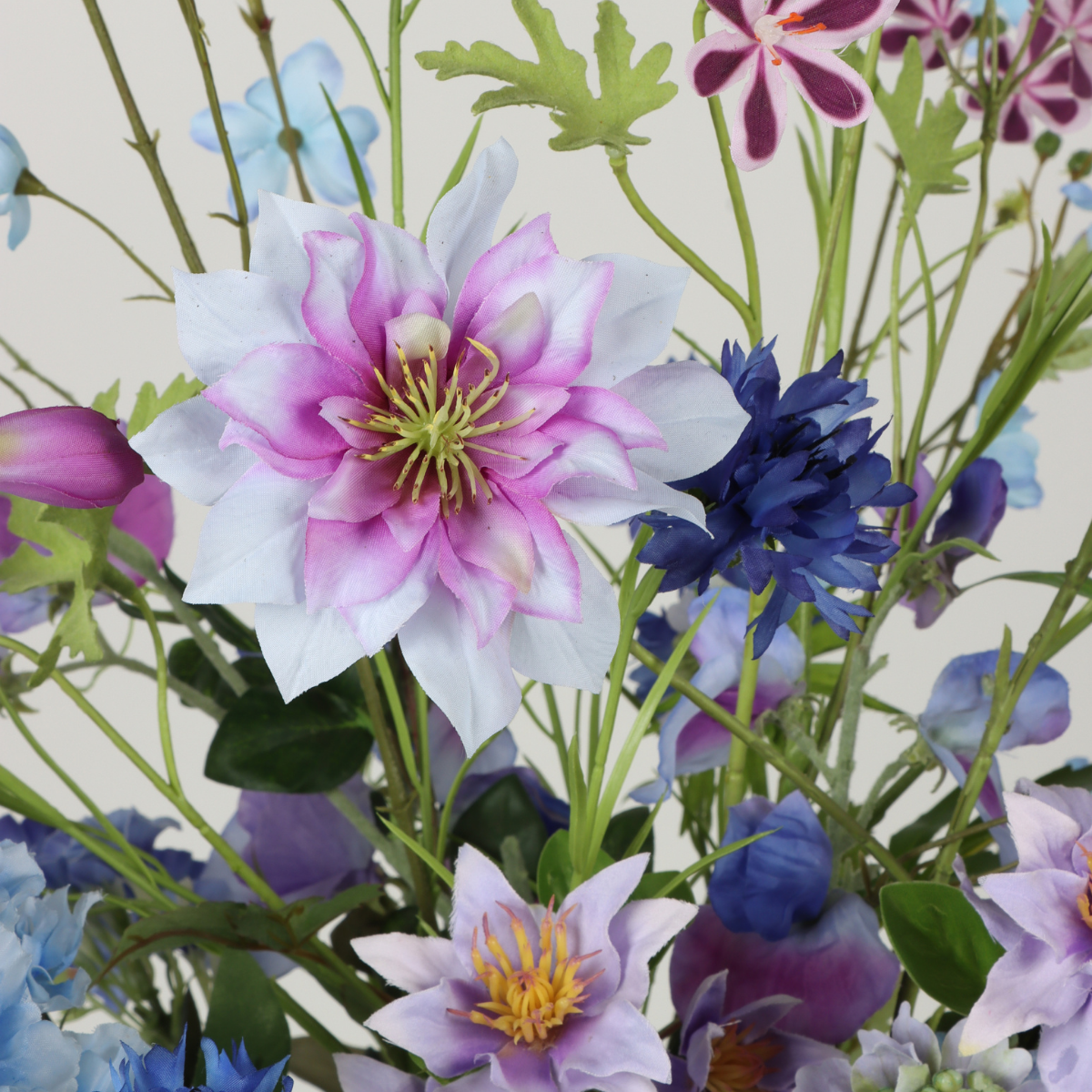 De Bosrand Luxe Kunstboeket Midnight Bloom Blauw