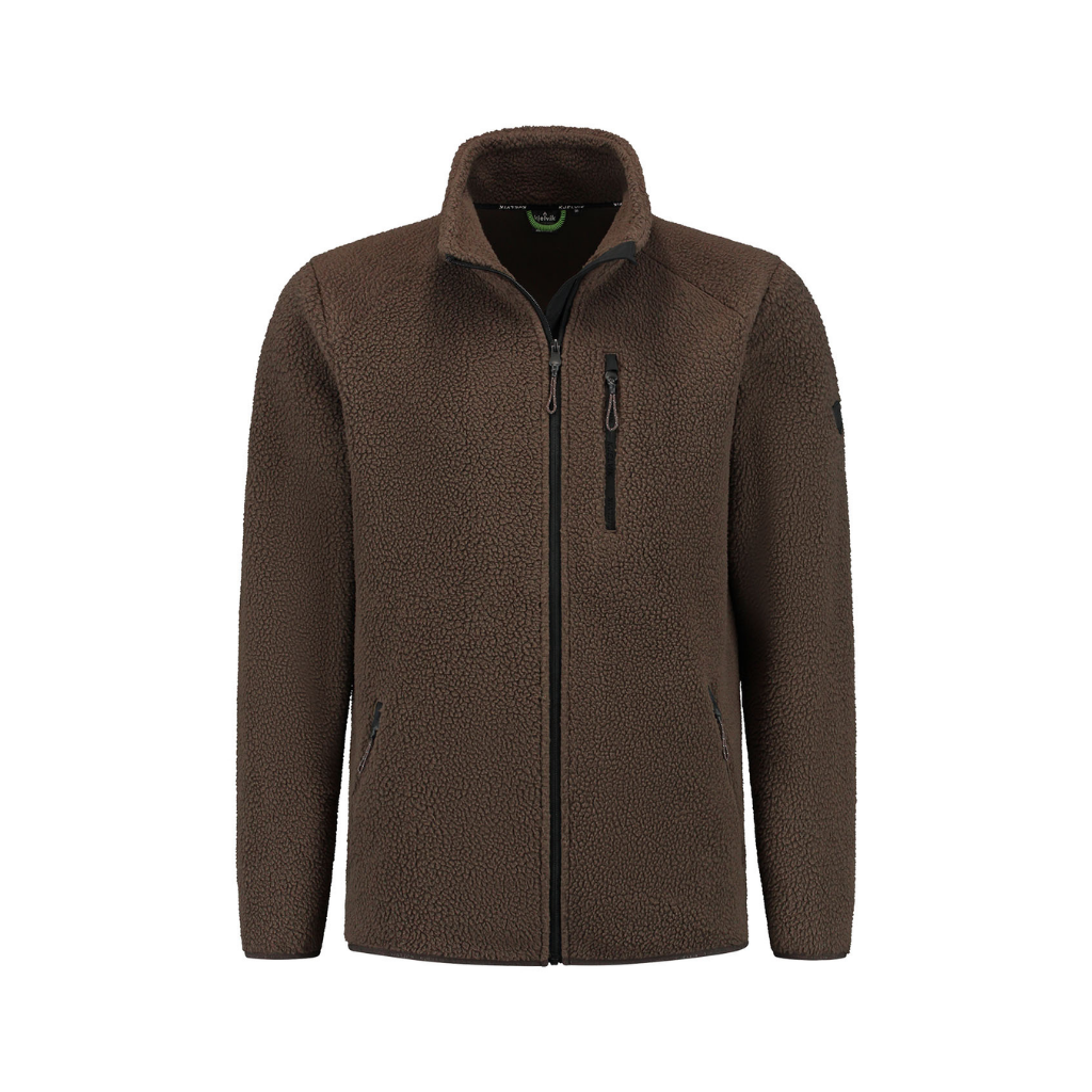 Kjelvik Soft Sherpa Fleece Vest Febe Brown S t/m 3XL