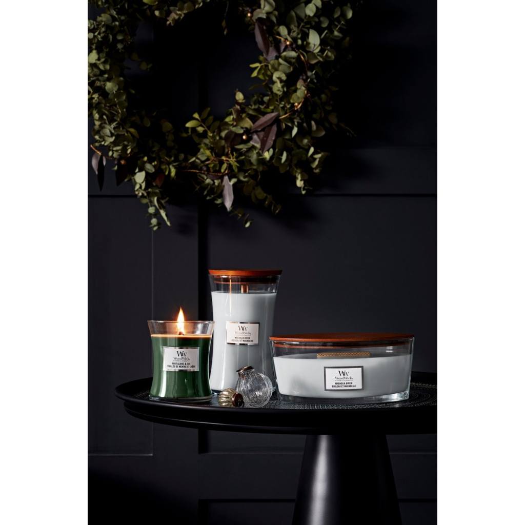 WoodWick Magnolia Birch Medium Candle