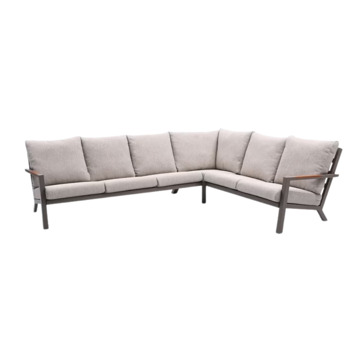 Royal Seasons Hoek-loungeset 6-zits Solare Bahia Espresso