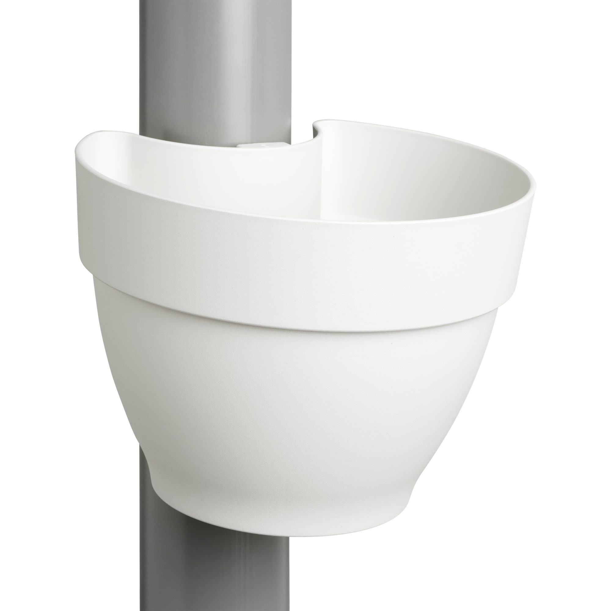 Elho Vibia Campana Regenpijpbakje 22cm Zijdewit