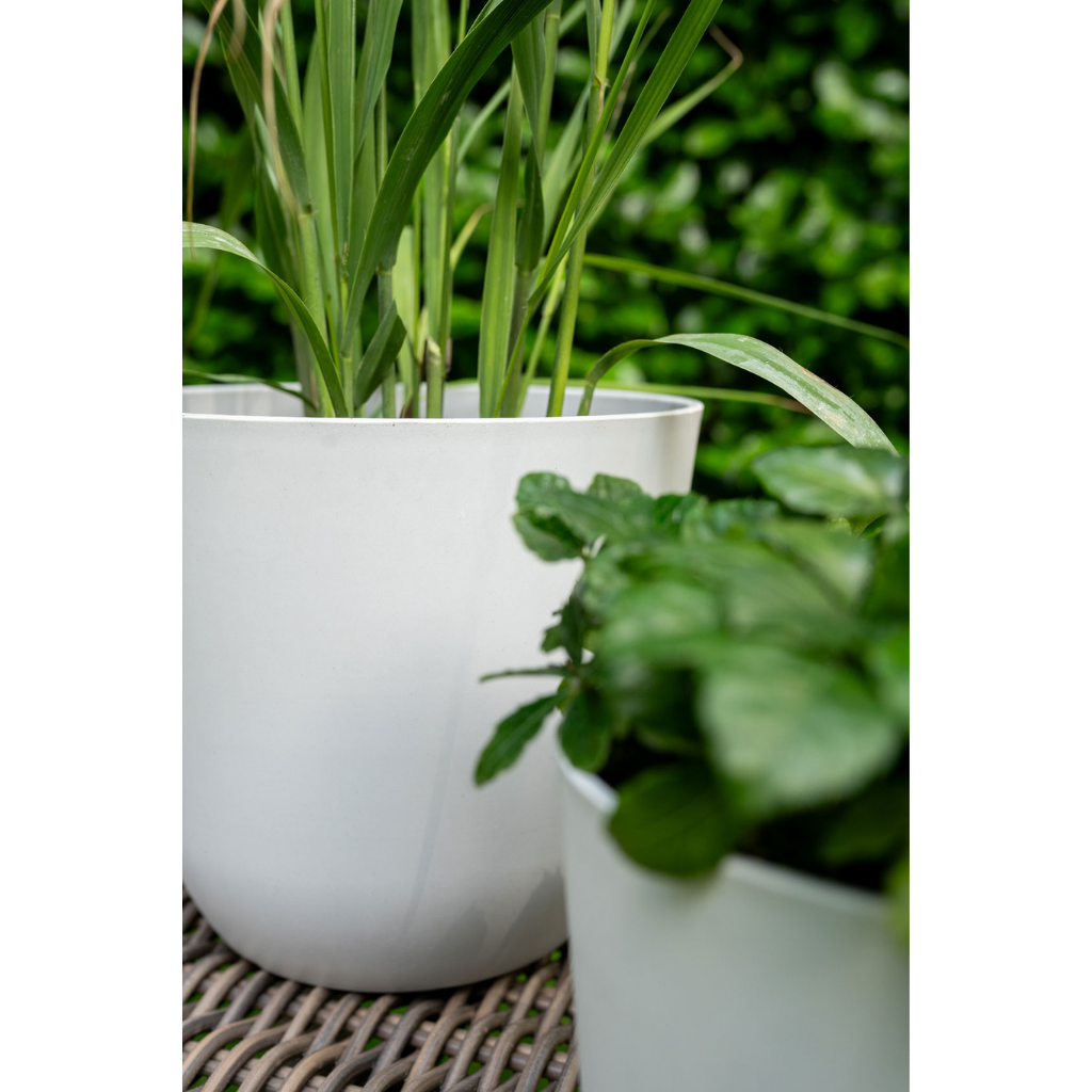 TS Collection Pot Palermo Wit 32 x 35 cm