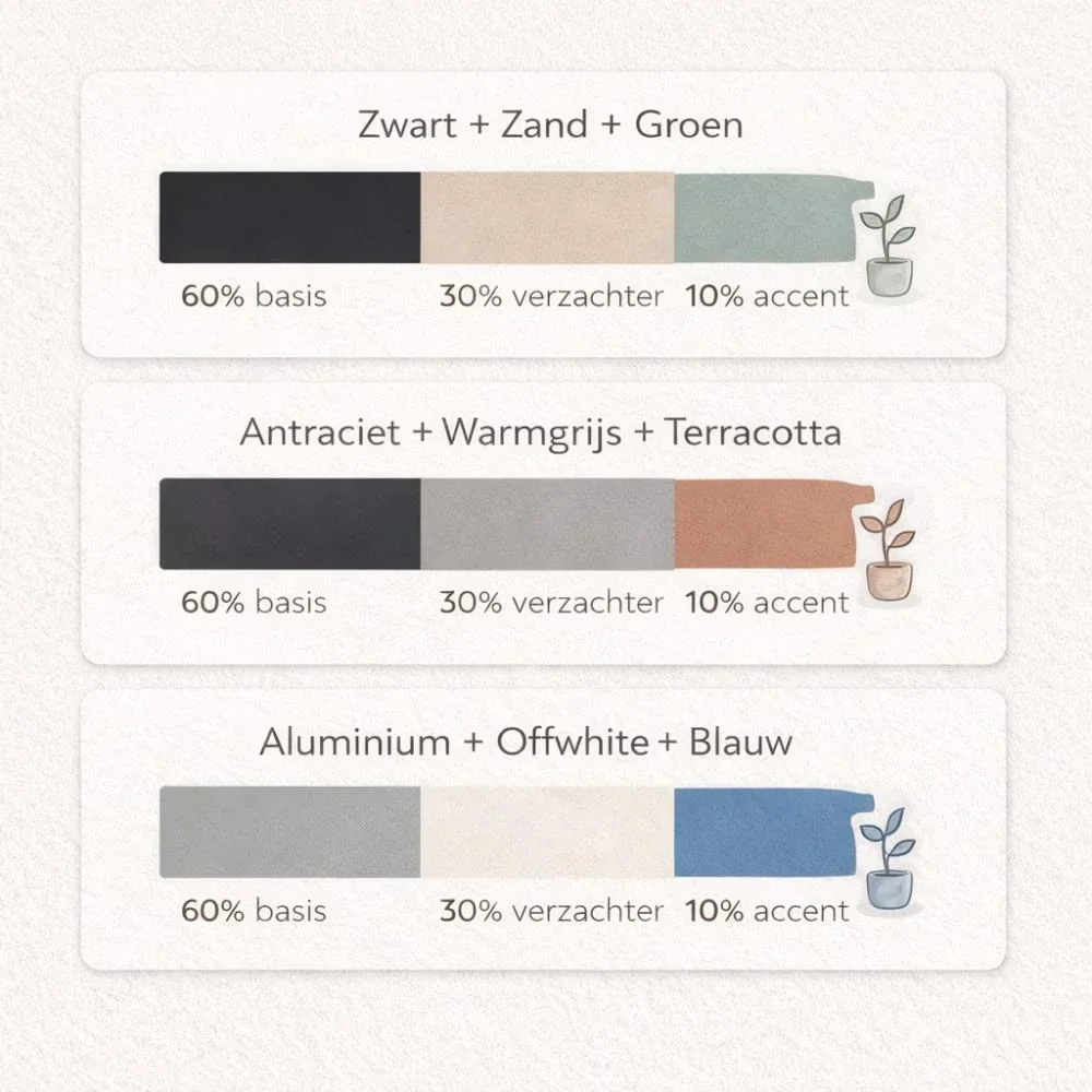 De 60-30-10 kleurenregel voor een moderne tuinstijl