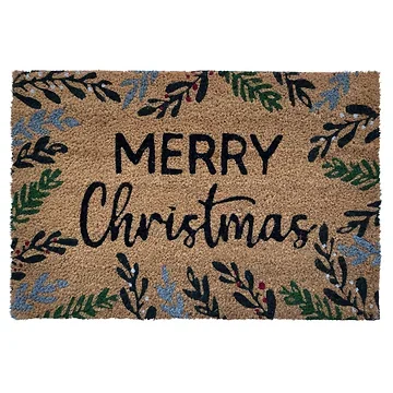 Deurmat kokos Merry Christmas 40 x 60 cm