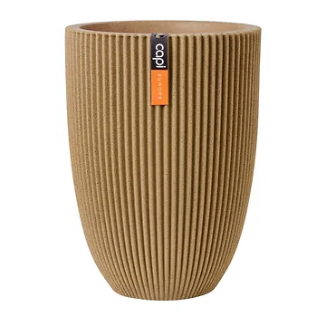 Capi Europe Bloempot Groove Beige 46 x 58 cm